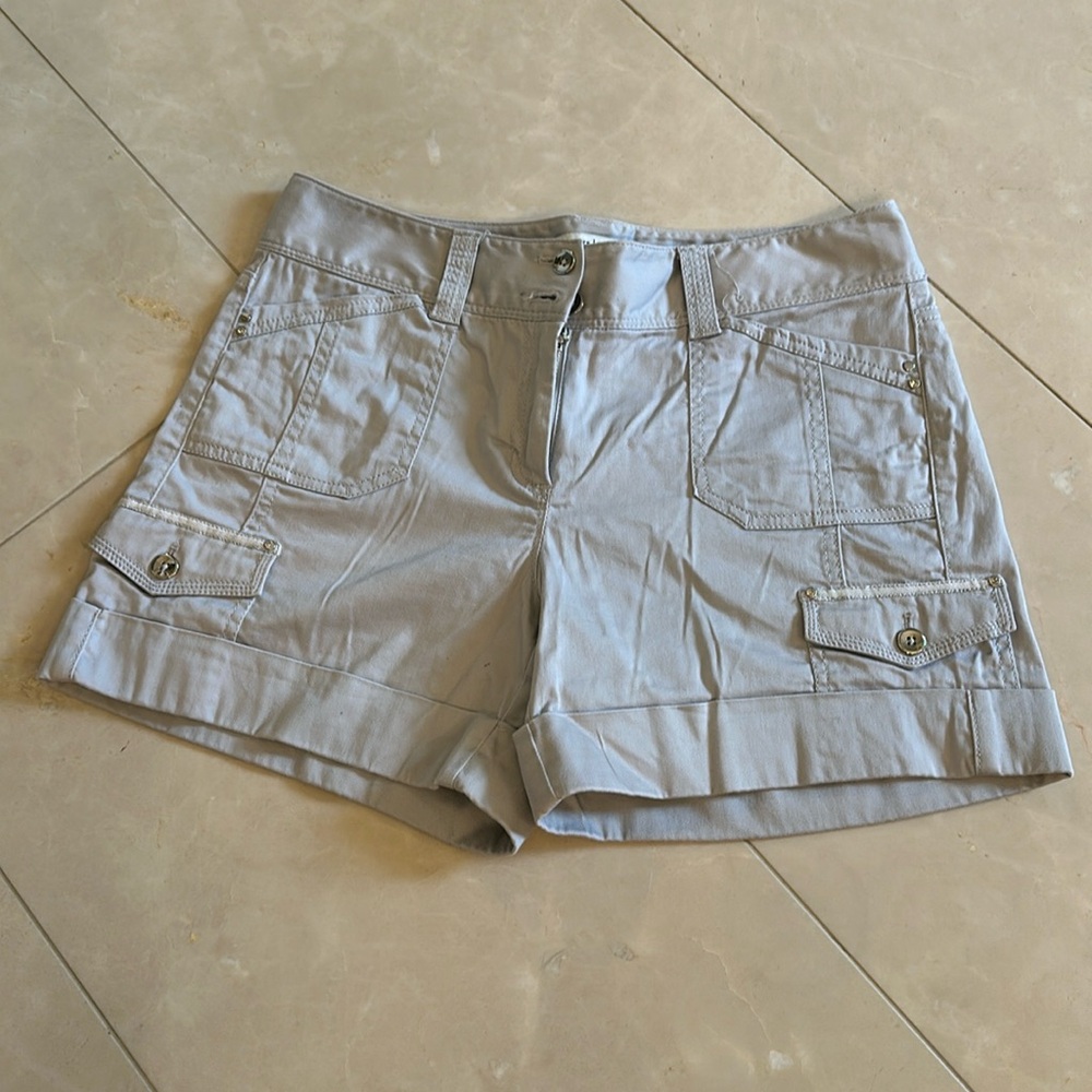 White House Black Market shorts. Grey.